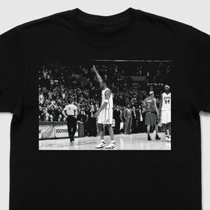 Black Graphic Basketball Photo Tee Kobe Bryant
